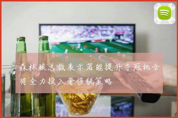 森林狼总裁表示若能提升夺冠机会将全力投入奢侈税策略